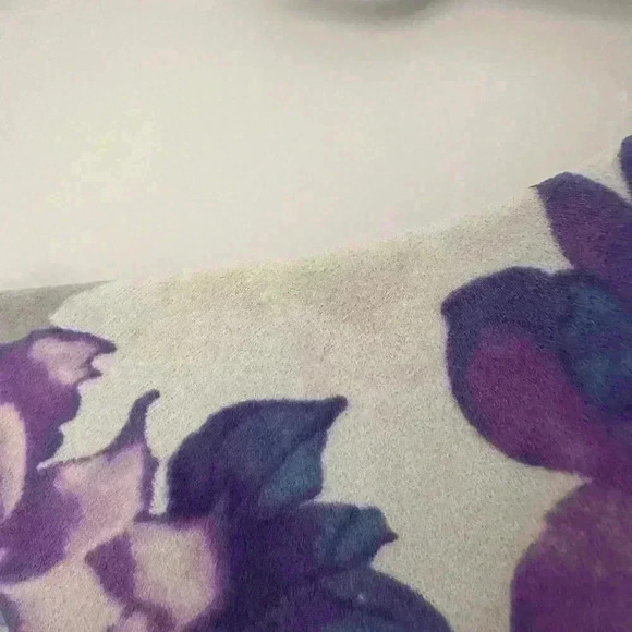 Lane Bryant Floral Purple Slvless Size 16 Dress - Picture 5 of 10